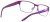 Colour Choice: Matt Purple / Swirl (061),  Frame Size (mm): Eye Size: <b>52</b> Bridge Size: <b>14</b> Sides: <b>135</b>