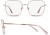 Colour Choice: Rose Gold with Pink Crystal (02),  Frame Size (mm): Eye Size: <b>52</b> Bridge Size: <b>17</b> Sides: <b>140</b>