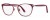 Colour Choice: Bordeaux (02),  Frame Size (mm): Eye Size: <b>50</b> Bridge Size: <b>19</b> Sides: <b>140</b>