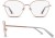 Colour Choice: Rose Gold (02),  Frame Size (mm): Eye Size: <b>56</b> Bridge Size: <b>15</b> Sides: <b>140</b>