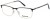 Colour Choice: Matt Black / Gold (004),  Frame Size (mm): Eye Size: <b>55</b> Bridge Size: <b>16</b> Sides: <b>145</b>