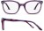 Colour Choice: Plum & Lilac Tortoiseshell (C2),  Frame Size (mm): Eye Size: <b>50</b> Bridge Size: <b>20</b> Sides: <b>140</b>