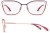 Colour Choice: Purple Pink Fade & Rose Gold (C2),  Frame Size (mm): Eye Size: <b>54</b> Bridge Size: <b>17</b> Sides: <b>135</b>