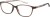 Colour Choice: Brown (BR),  Frame Size (mm): Eye Size: <b>53</b> Bridge Size: <b>16</b> Sides: <b>135</b>