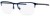 Colour Choice: Navy (NVY),  Frame Size (mm): Eye Size: <b>56</b> Bridge Size: <b>18</b> Sides: <b>140</b>