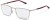 Colour Choice: Light Grey / Red (B),  Frame Size (mm): Eye Size: <b>57</b> Bridge Size: <b>18</b> Sides: <b>145</b>
