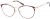 Colour Choice: Shiny Burgundy & Gold / Tort (062),  Frame Size (mm): Eye Size: <b>53</b> Bridge Size: <b>17</b> Sides: <b>140</b>
