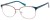 Colour Choice: Matt Rose Gold / Putty Pink / Teal (072),  Frame Size (mm): Eye Size: <b>52</b> Bridge Size: <b>16</b> Sides: <b>140</b>