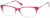 Colour Choice: Fuchsia / Rose Gold (172),  Frame Size (mm): Eye Size: <b>51</b> Bridge Size: <b>15</b> Sides: <b>140</b>