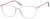 Colour Choice: Coral Crystal / Blush / Pink (172),  Frame Size (mm): Eye Size: <b>53</b> Bridge Size: <b>15</b> Sides: <b>135</b>