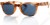 Colour Choice: Matt Scratch Tort (122) 🕶 (Blue Smoke Solid Lens),  Frame Size (mm): Eye Size: <b>52</b> Bridge Size: <b>22</b> Sides: <b>143</b>