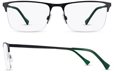 JENSEN 'JNB 728T' Semi-Rimless Glasses