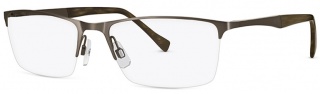 JENSEN 'JNB 718T' Semi-Rimless Glasses