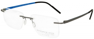 REYKJAVIK EYES BLACK LABEL 'IVAN' Rimless Glasses